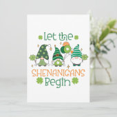 St Patricks Day Celebration Party Einladung (Stehend Vorderseite)