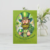 St. Patrick's Day Celebration - Toast to Happine (Stehend Vorderseite)