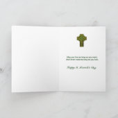 St. Patrick's Day - Celtic Cross Karte (Innenseite)