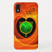 ST. PATRICK'S DAY CELTIC HERART, KLEEBLATT MONOGRA Case-Mate iPhone HÜLLE (Rückseite)