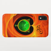 ST. PATRICK'S DAY CELTIC HERART, KLEEBLATT MONOGRA Case-Mate iPhone HÜLLE (Rückseite (Horizontal))