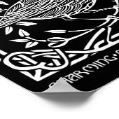 St Patricks Day Celtic Knot Zodiac Wren 10. Juni - Poster (Ecke)