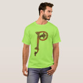 ST PATRICK'S DAY CELTIC P MONOGRAM MIT KLEEBLATT T-Shirt (Vorne ganz)