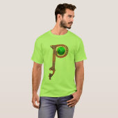ST PATRICK'S DAY CELTIC P MONOGRAM MIT KLEEBLATT T-Shirt (Vorne ganz)
