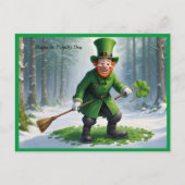 St. Patrick's Day Character Postkarte (Vorderseite)