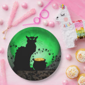St. Patrick's Day Chat Noir Pappteller (Party)