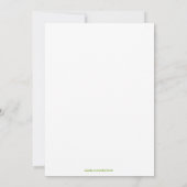 St. Patrick's Day Cheer Einladung (Rückseite)