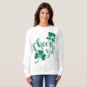St Patrick's Day Cheers Y'all Irish Drinking Sweatshirt (Vorne ganz)