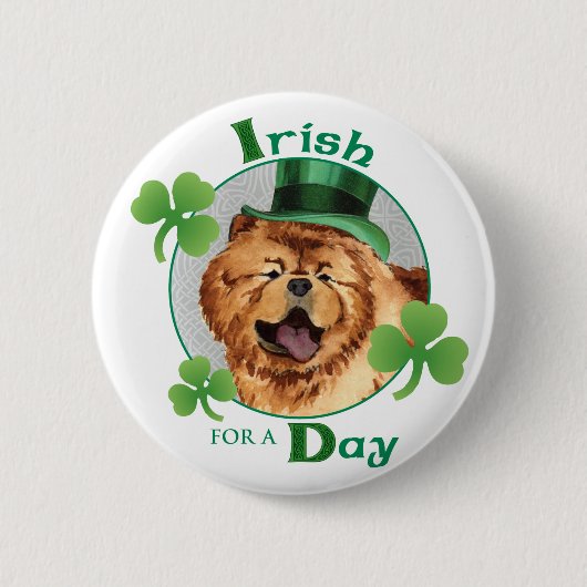 St. Patrick's Day Chow Button (Vorderseite)