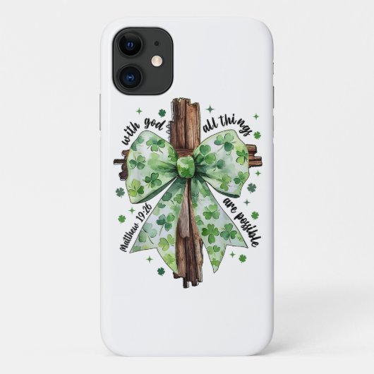 St. Patrick's Day Christlicher Glaube Kleeblatt Sh Case-Mate iPhone Hülle (Rückseite)