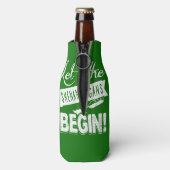 St. Patricks Day Chugging Flaschenkühler (Flasche Rückseite)