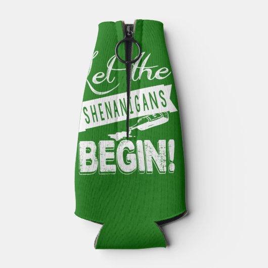 St. Patricks Day Chugging Flaschenkühler (Rückseite)