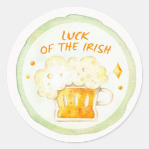 St. Patrick's Day Classic Round Sticker