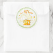 St. Patrick's Day Classic Round Sticker (Tasche)
