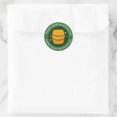 St. Patrick's Day Classic Round Sticker (Tasche)