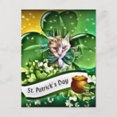 St Patrick's Day Claude Postkarte (Vorderseite)