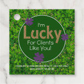 St Patricks Day Client Geschenk Pop von Geschenkanhänger (Vorderseite)