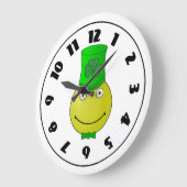 St. Patrick's Day Clock Große Wanduhr (Winkel)
