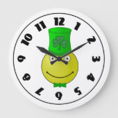 St. Patrick's Day Clock Große Wanduhr (Vorderseite)