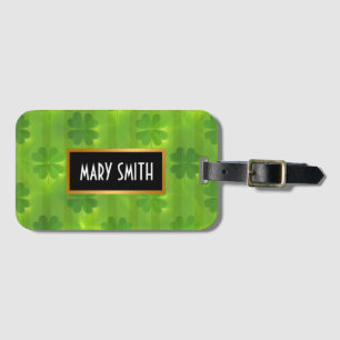 St Patrick's Day Clover 4 Liste der modernen Samml Gepäckanhänger