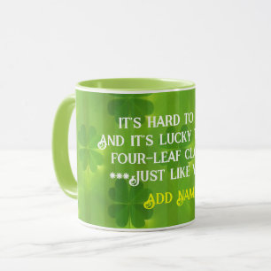 St Patrick's Day Clover 4 Liste der modernen Samml Tasse