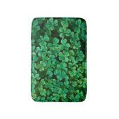 St. Patrick's Day Clover Badematte (Vorderseite Vertikal)