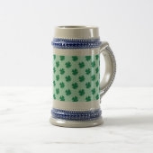 St. Patrick's Day Clover Blätter Pattern-54601 Bierglas (VorderseiteRechts)