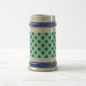 St. Patrick's Day Clover Blätter Pattern-54601 Bierglas (Mittel)