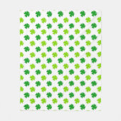 St. Patrick's Day Clover Blätter Pattern-54601 Fleecedecke (Vorderseite)