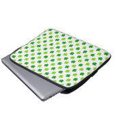 St. Patrick's Day Clover Blätter Pattern-54601 Laptopschutzhülle (Vorne Knopf)