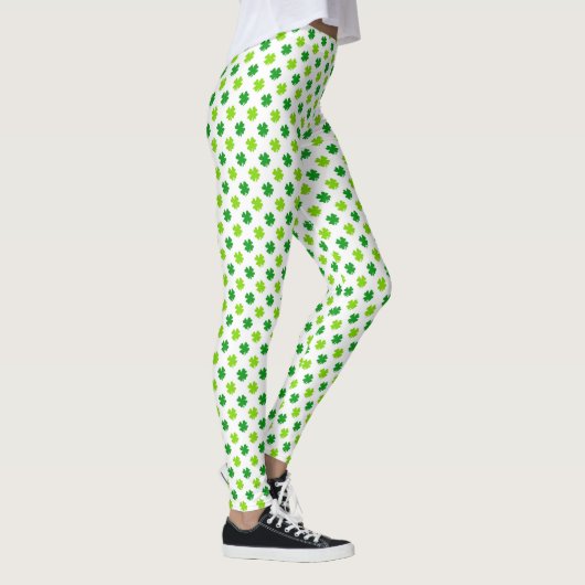 St. Patrick's Day Clover Blätter Pattern-54601 Leggings (Rechts)