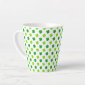 St. Patrick's Day Clover Blätter Pattern-54601 Milchtasse (Linke Ecke)