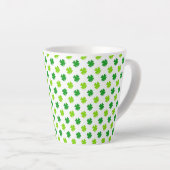 St. Patrick's Day Clover Blätter Pattern-54601 Milchtasse (Rechte Ecke)