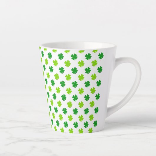 St. Patrick's Day Clover Blätter Pattern-54601 Milchtasse (Rechts)