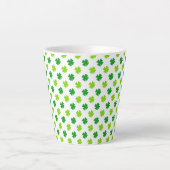 St. Patrick's Day Clover Blätter Pattern-54601 Milchtasse (Vorderseite)