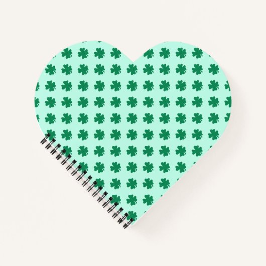 St. Patrick's Day Clover Blätter Pattern-54601 Notizblock (Vorderseite)