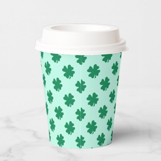St. Patrick's Day Clover Blätter Pattern-54601 Pappbecher (Rechts)