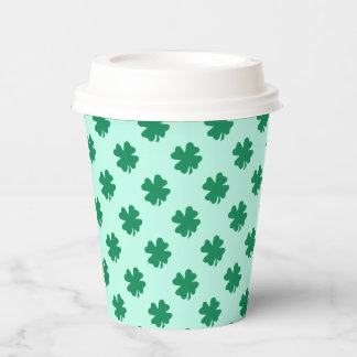 St. Patrick's Day Clover Blätter Pattern-54601 Pappbecher