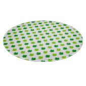 St. Patrick's Day Clover Blätter Pattern-54601 Schneidebrett (Ecke)