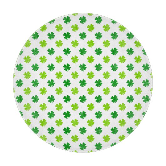 St. Patrick's Day Clover Blätter Pattern-54601 Schneidebrett (Vorderseite)