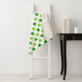 St. Patrick's Day Clover Blätter Pattern-54601 Sherpadecke (Beispiel)