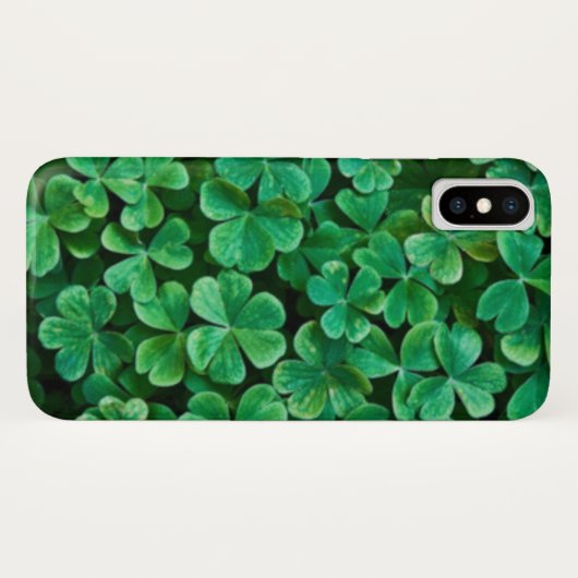 St. Patrick's Day Clover Case-Mate iPhone Hülle (Rückseite (Horizontal))