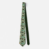 St. Patrick's Day Clover Custom Necktie Krawatte (Vorderseite)