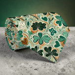 St. Patrick's Day Clover Custom Necktie Krawatte<br><div class="desc">Celebrate St. Patrick's Day in style with this custom-designed necktie! Featuring a vibrant green clover pattern, this necktie is perfect for adding a touch of Irish charm to any outfit. The classic necktie design is both sophisticated and festive, making it an ideal accessory for St. Patrick's Day celebrations, parties, or...</div>