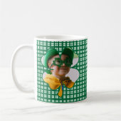 St. Patrick's Day Clover Foto Kaffeetasse (Links)