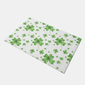 St Patrick's Day Clover Fußmatte (Schrägansicht)