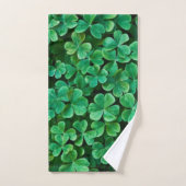 St. Patrick's Day Clover Handtuch (Handtuch)