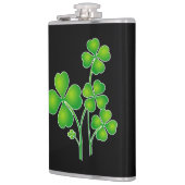 St. Patrick's Day Clover + Ihre Ideen Flachmann (Links)