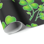 St. Patrick's Day Clover + Ihre Ideen Geschenkpapier (Rolleneckpunkt)