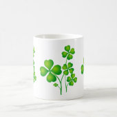 St. Patrick's Day Clover + Ihre Ideen Kaffeetasse (Mittel)